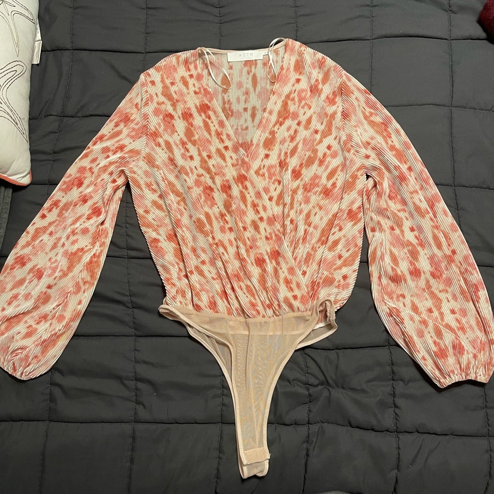 ASTR the label patterned bodysuit